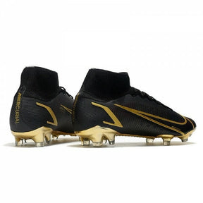 Chuteira Nike Mercurial Superfly 8 Elite Campo FG - Preto/Dourado