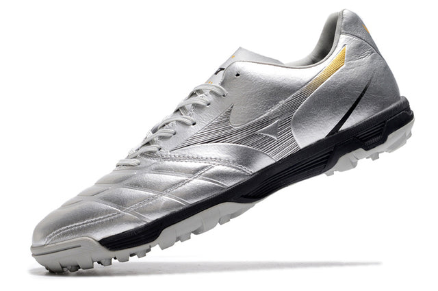 Chuteira Mizuno Rebula 3 Society - Cinza/Preto