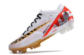 Chuteira Nike Air Zoom Mercurial Vapor 15 Elite FG - Branco/Vermelho