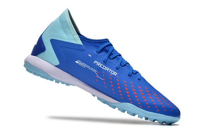 Chuteira Adidas Society Predator Accuracy.3 Society TF "Marine Rush Pack"