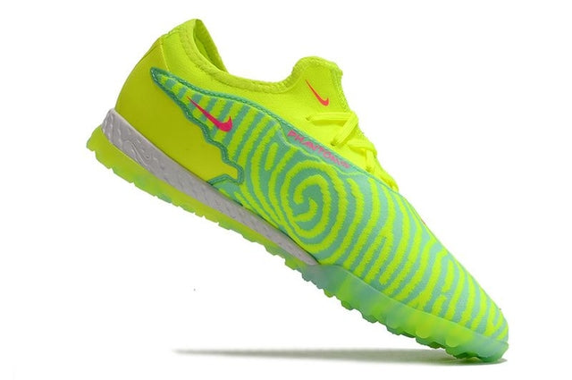 Chuteira Nike Phantom GX Pro Society TF - Amarelo/Verde