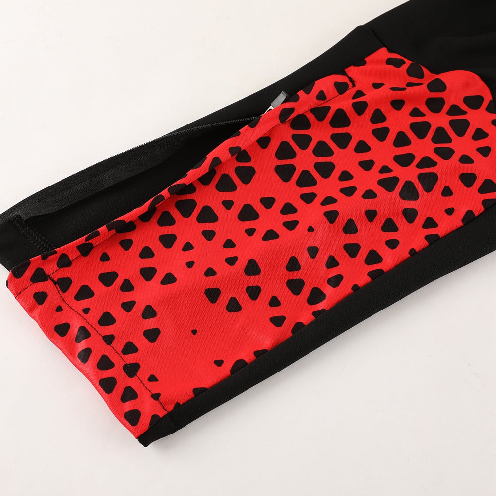 Conjunto Puma Camisa e Calça Preto/Vermelho