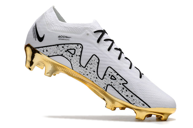 Chuteira Nike Air Zoom Mercurial Vapor 15 Elite FG - Branco/Preto
