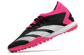 Chuteira Adidas Society Predator Accuracy.3 Society TF - Preto/Rosa