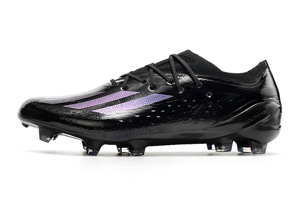 Chuteira Adidas X CrazyFast.1 FG - Preto/Roxo