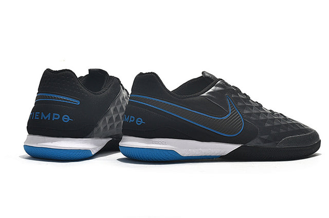 Chuteira Nike React Tiempo Legend 8 Pro Futsal IC - Preto/Azul