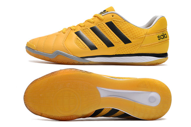 Chuteira Adidas Top Sala Futsal - Amarelo/Preto/Branco