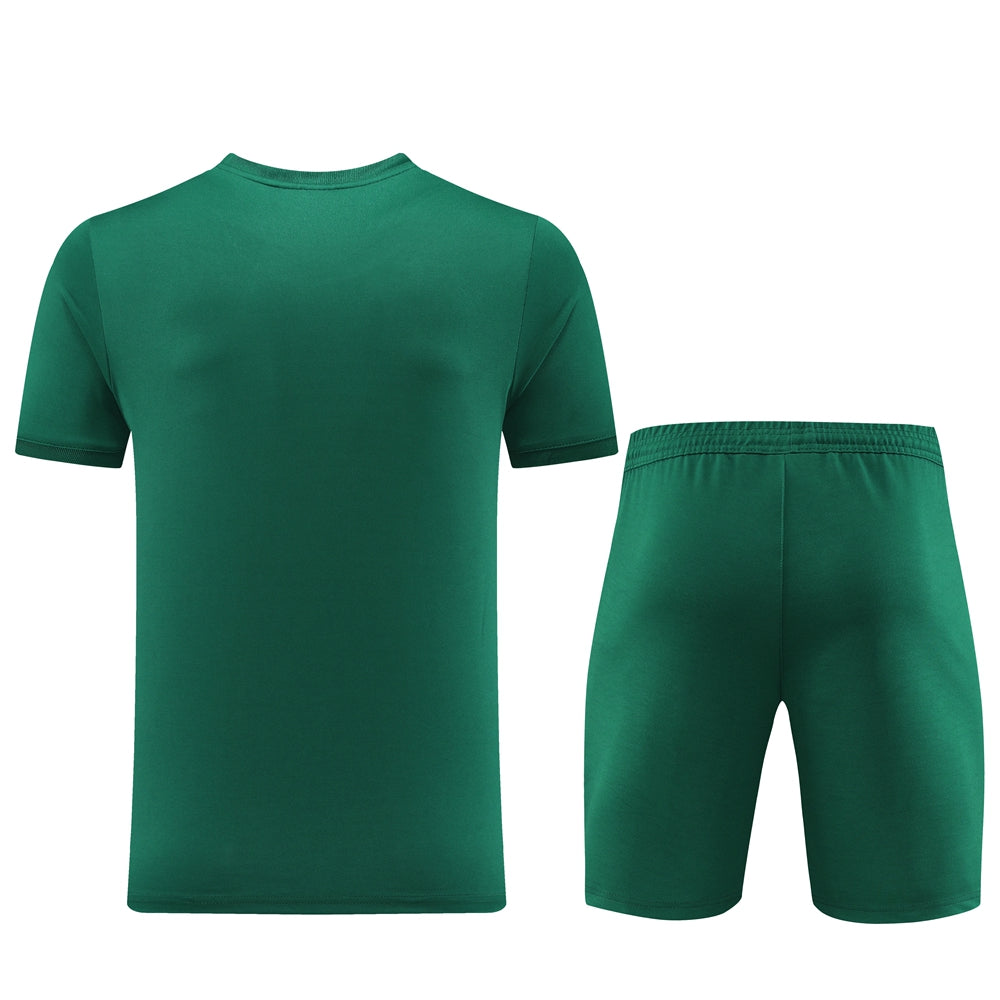 Conjunto Puma Camisa e Bermuda Verde Escuro