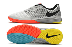 Chuteira Nike Lunar Gato Futsal - Cinza/Laranja