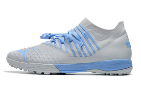 Chuteira Puma Future Z 1.3 Pro Cage Society - Azul/Cinza