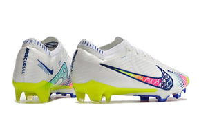 Chuteira Nike Air Zoom Mercurial Vapor 15 Elite FG - Branco/Rosa/Amarelo