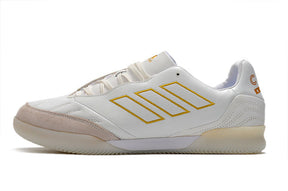 Chuteira Adidas Copa Kapitan 21 Futsal - Branco/Amarelo
