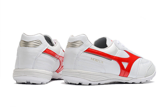 Chuteira Mizuno Morelia Neo Sala Society - Branco/Vermelho