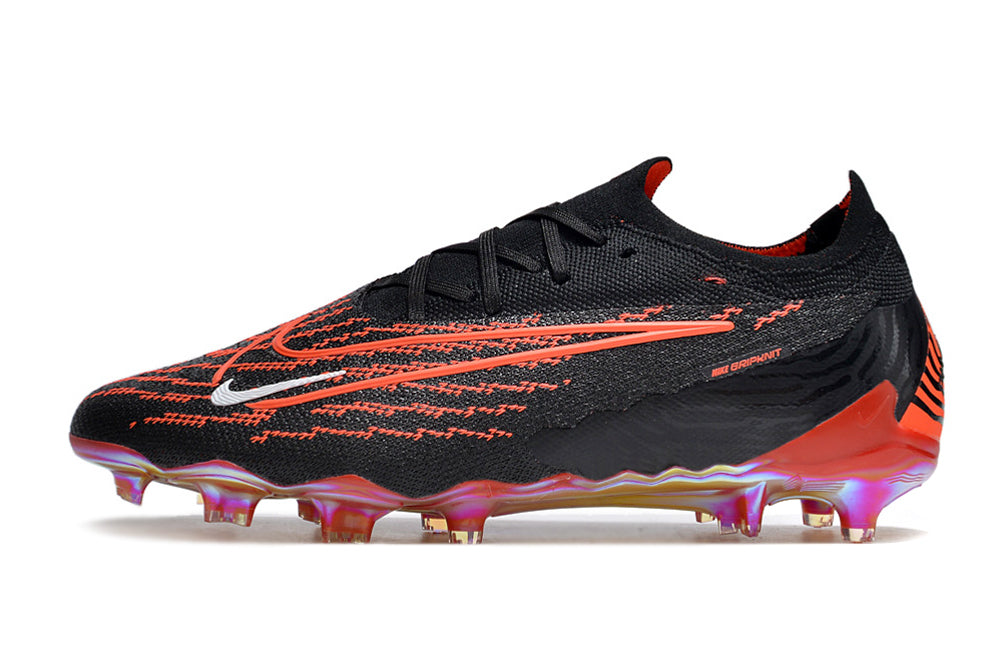 Chuteira Nike Campo Phantom GX Elite FG - Preto/Vermelho