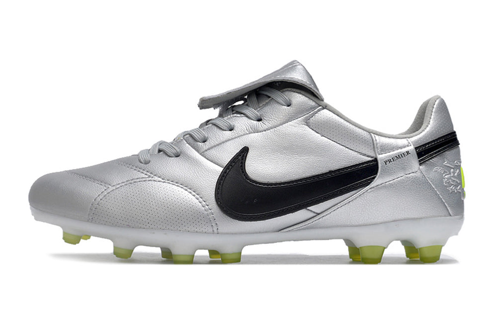 Chuteira Nike Premier 3 FG - Prata/Preto