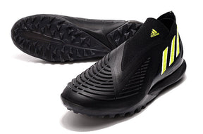 Chuteira Adidas Predator Edge+ Society TF - Preto/Amarelo