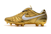 Chuteira Nike 10R Elite FG - Dourado/Branco