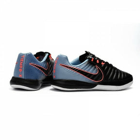 Chuteira Nike Tiempo Legend 7 Finale Futsal - Preto/Cinza/Laranja