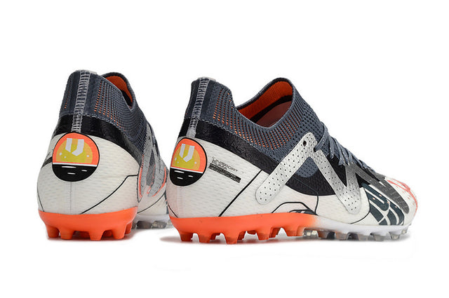 Chuteira Puma Future Ultimate MG - Branco/Laranja