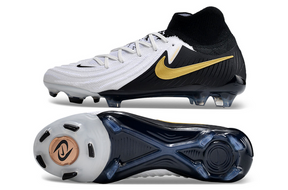 Chuteira Nike Campo Phantom Luna 2 Elite Campo FG - Branco/Preto