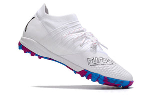 Chuteira Puma Future Z 1.4 Pro Cage Society - Branco/Colors