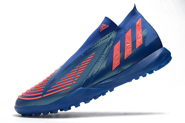 Chuteira Adidas Predator Edge+ Society TF "Sapphire Edge"