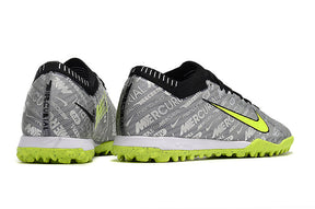 Chuteira Nike Mercurial Vapor 15 Elite Society - Prata/Verde
