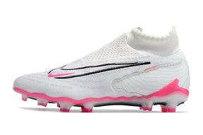 Chuteira Nike Campo Phantom GX Elite FG - Branco/Rosa