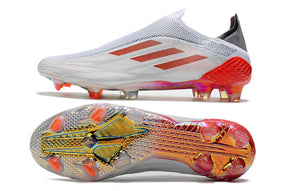 Chuteira Adidas Speedfow+ FG "White Spark"