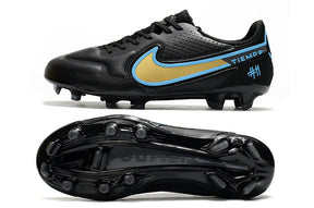 Chuteira Nike Tiempo 9 Elite Campo FG - Preto/Azul