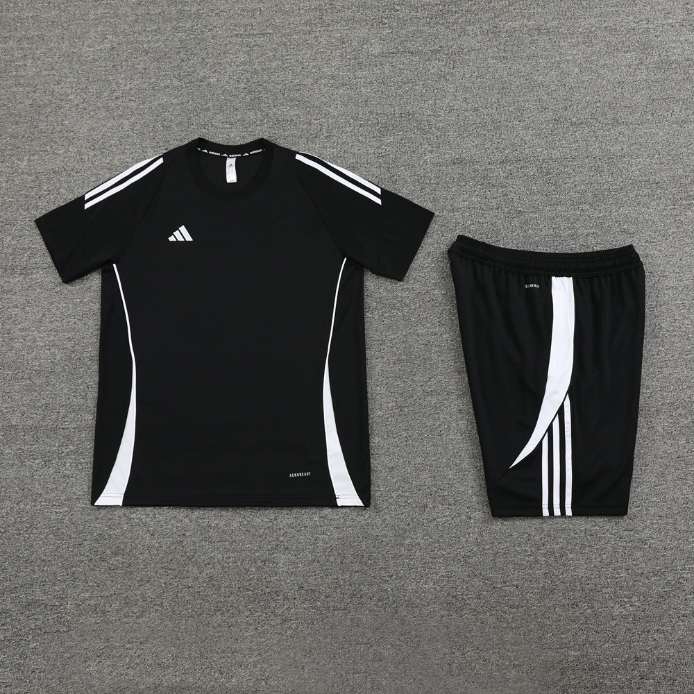 Conjunto Adidas Camisa e Bermuda Preto