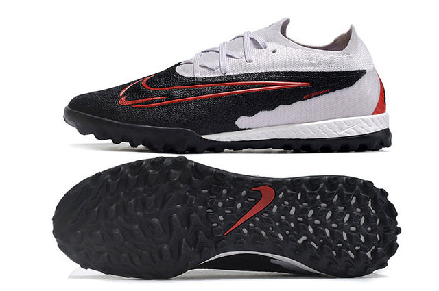 Chuteira Nike Phantom GX Elite Society TF - Branco/Preto/Vermelho