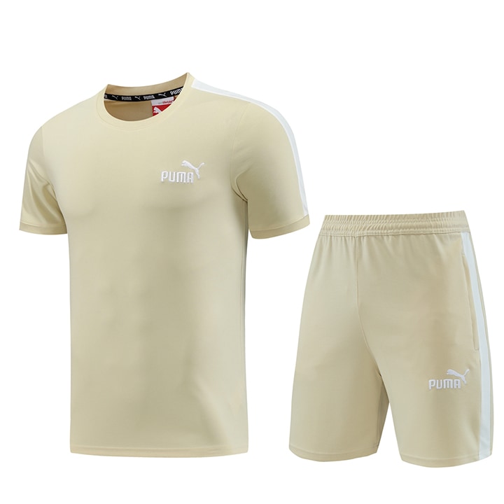 Conjunto Puma Camisa e Bermuda Bege
