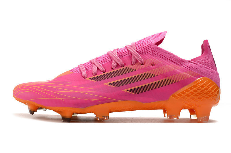 Chuteira Adidas Speedfow.1 FG - Rosa/Laranja