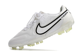 Chuteira Nike Tiempo 9 Elite Campo FG - Branco/Preto