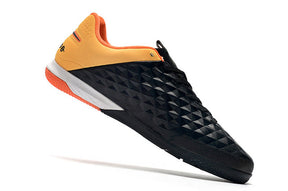 Chuteira Nike React Tiempo Legend 8 Pro Futsal IC - Laranja/Preto