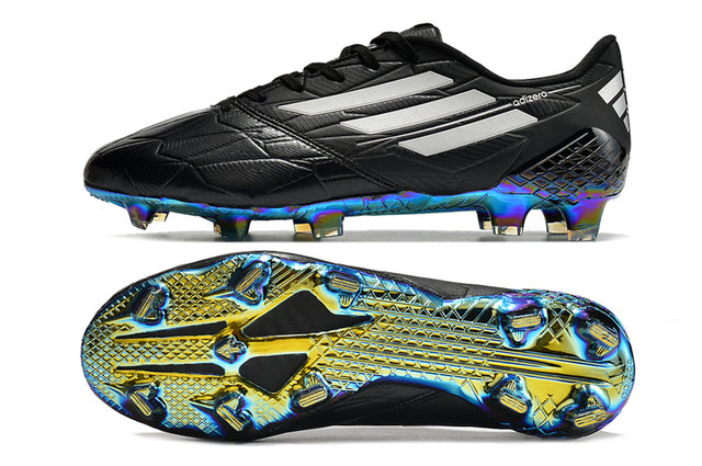 Chuteira Adidas F50 X Ghosted.1 FG - Preto/Branco