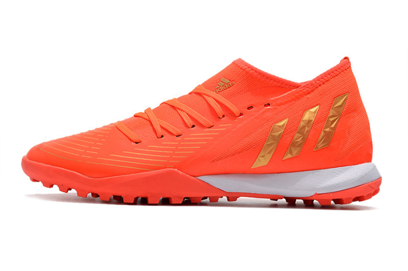 Chuteira Adidas Predator Edge.3 Society TF - Laranja