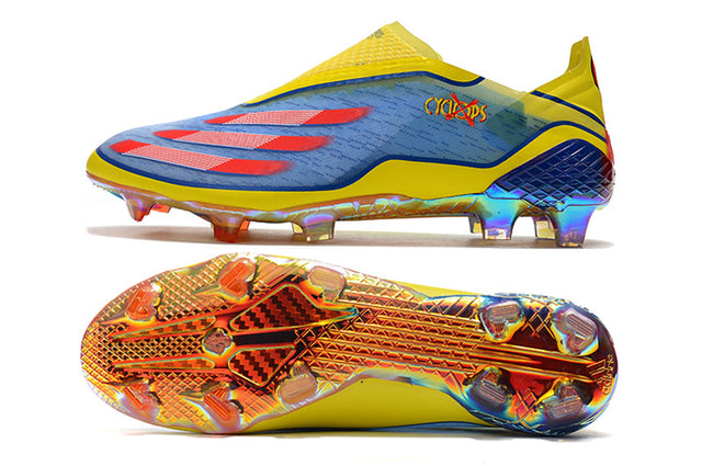 Chuteira Adidas Ghosted+ Campo FG - Verde/Azul