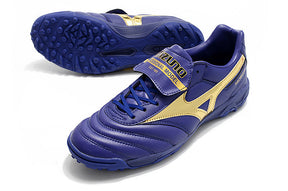Chuteira Mizuno Morelia Neo 2 Society - Roxo/Dourado