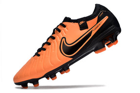 Chuteira Nike Tiempo Legend 9 Elite FG - Laranja/Preto