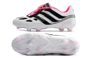 Chuteira Adidas Predator Precision FG - Branco/Rosa