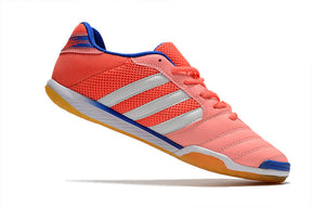 Chuteira Adidas Top Sala Futsal - Branco/Vermelho/Marrom