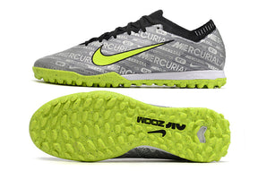 Chuteira Nike Mercurial Vapor 15 Elite Society - Prata/Verde
