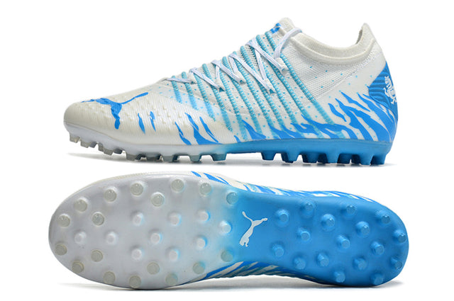 Chuteira Puma Future Z 1.3 MG - Branco/Azul