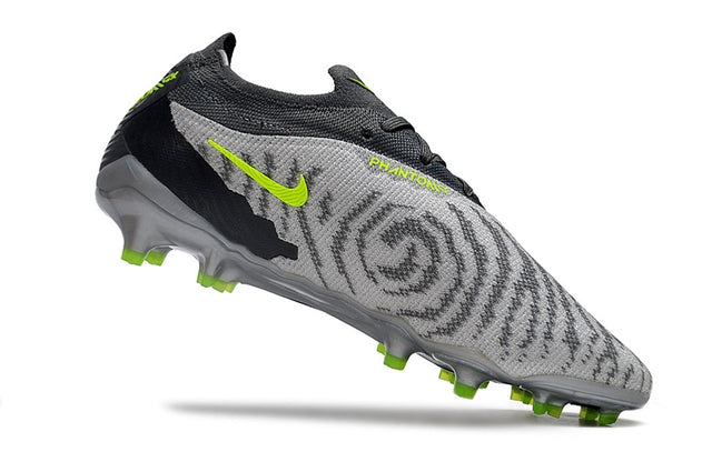 Chuteira Nike Campo Phantom GX Elite FG - Cinza/Verde