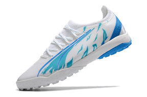 Chuteira Puma Ultra Ultimate Society - Branco/Azul