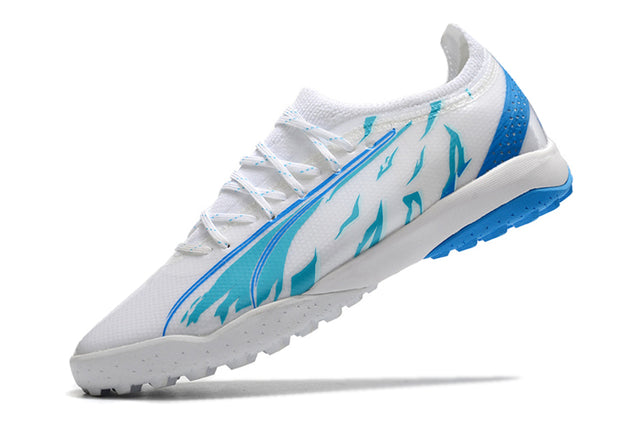Chuteira Puma Ultra Ultimate Society - Branco/Azul