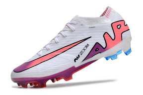 Chuteira Nike Air Zoom Mercurial Vapor 15 Elite FG - Branco/Rosa