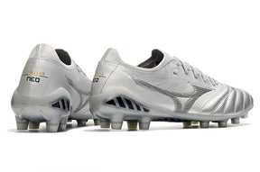 Chuteira Mizuno Morelia Neo 3 Campo FG - Cinza